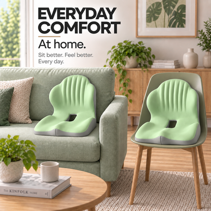 Ergonomic Lumbar & Coccyx Support Seat Cushion – Memory Foam